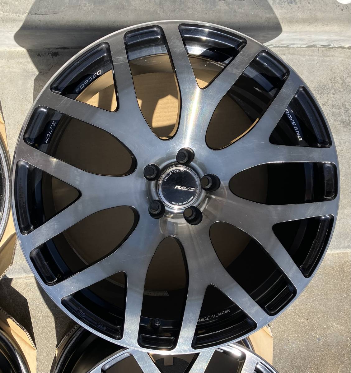 鍛造 軽量 レイズ RAYS WALTZ FORGED S7 18インチ9J 5穴pcd100 +45 4本