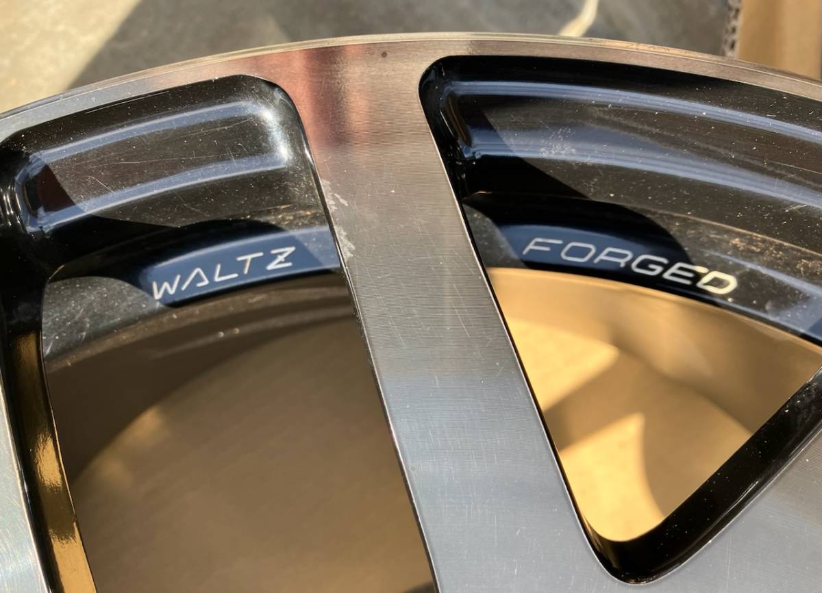 鍛造 軽量 レイズ RAYS WALTZ FORGED S7 18インチ9J 5穴pcd100 +45 4本