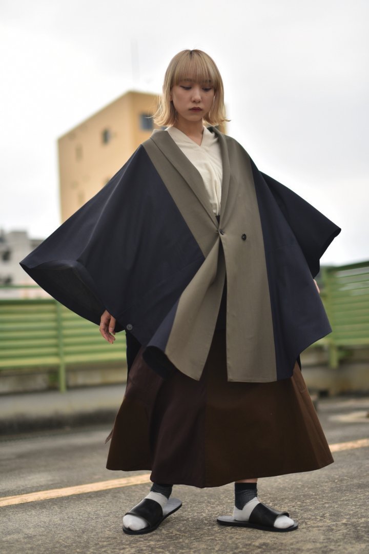 美品レア】yantor 限定カラー 袈裟コート-