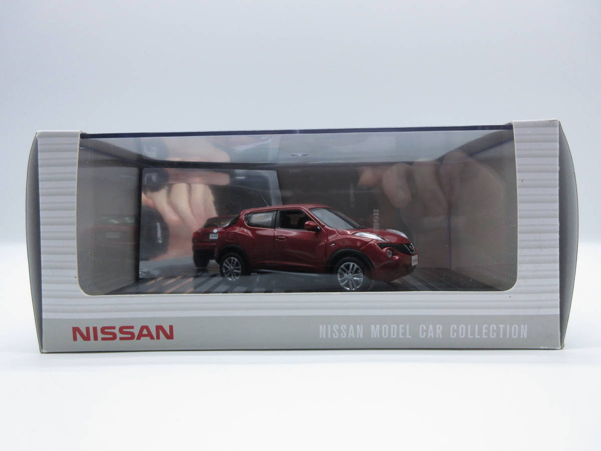 1/43 日産 ジューク NISSAN JUKE ディーラー特注　ミニカー　ラディアントレッド　カラーサンプル