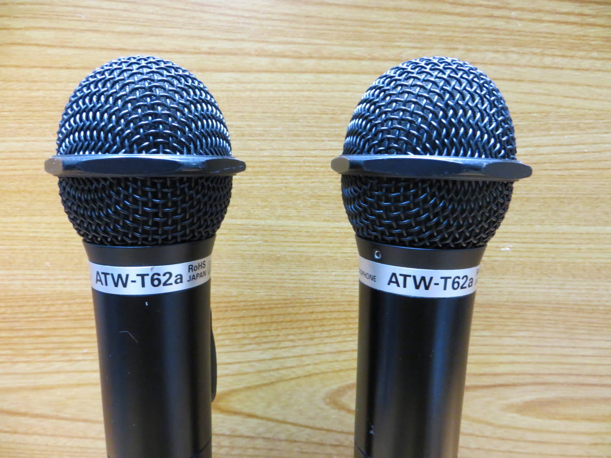 S0827* オーディオテクニカ製ワイヤレスマイク ATW-R75a ATW-T62a