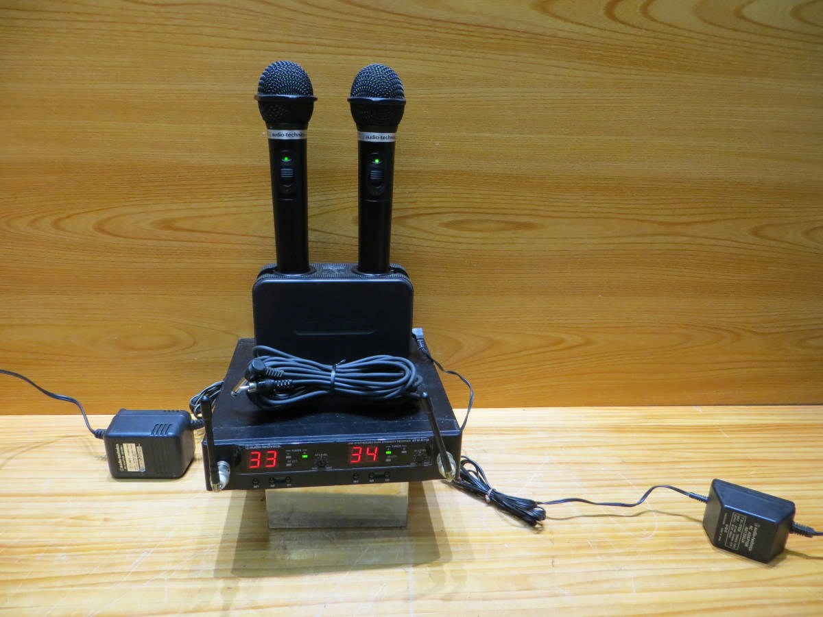 S0827* オーディオテクニカ製ワイヤレスマイク ATW-R75a ATW-T62a