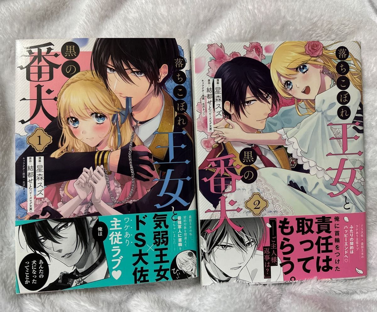 落ちこぼれ王女と黒の番犬  2巻セット 特典付き