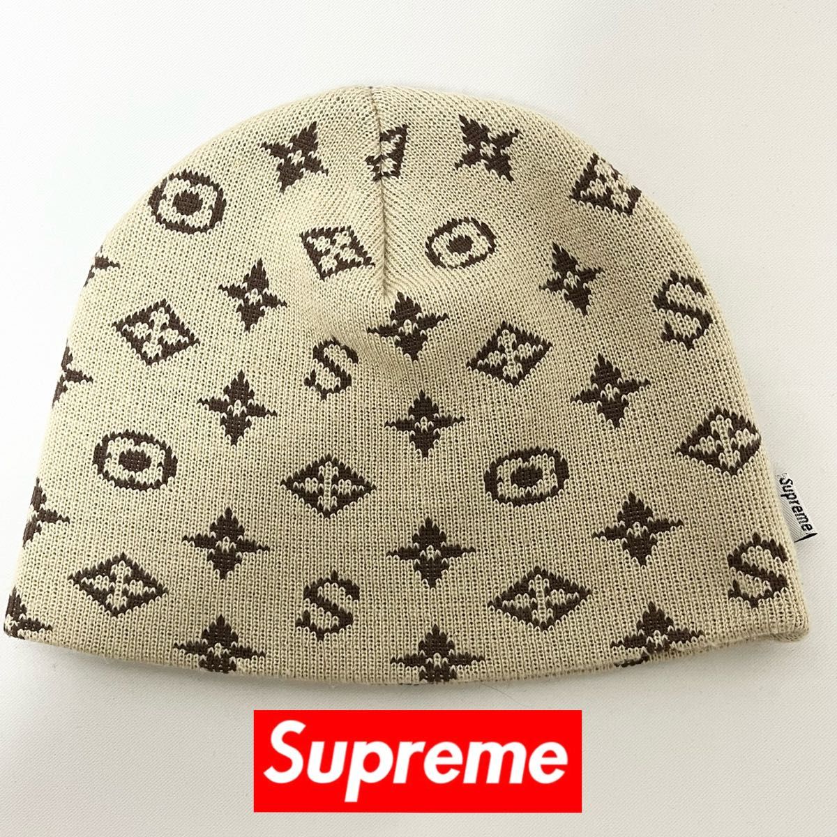 入手困難】Supreamシュプリーム00AW初期monogram Beanie-