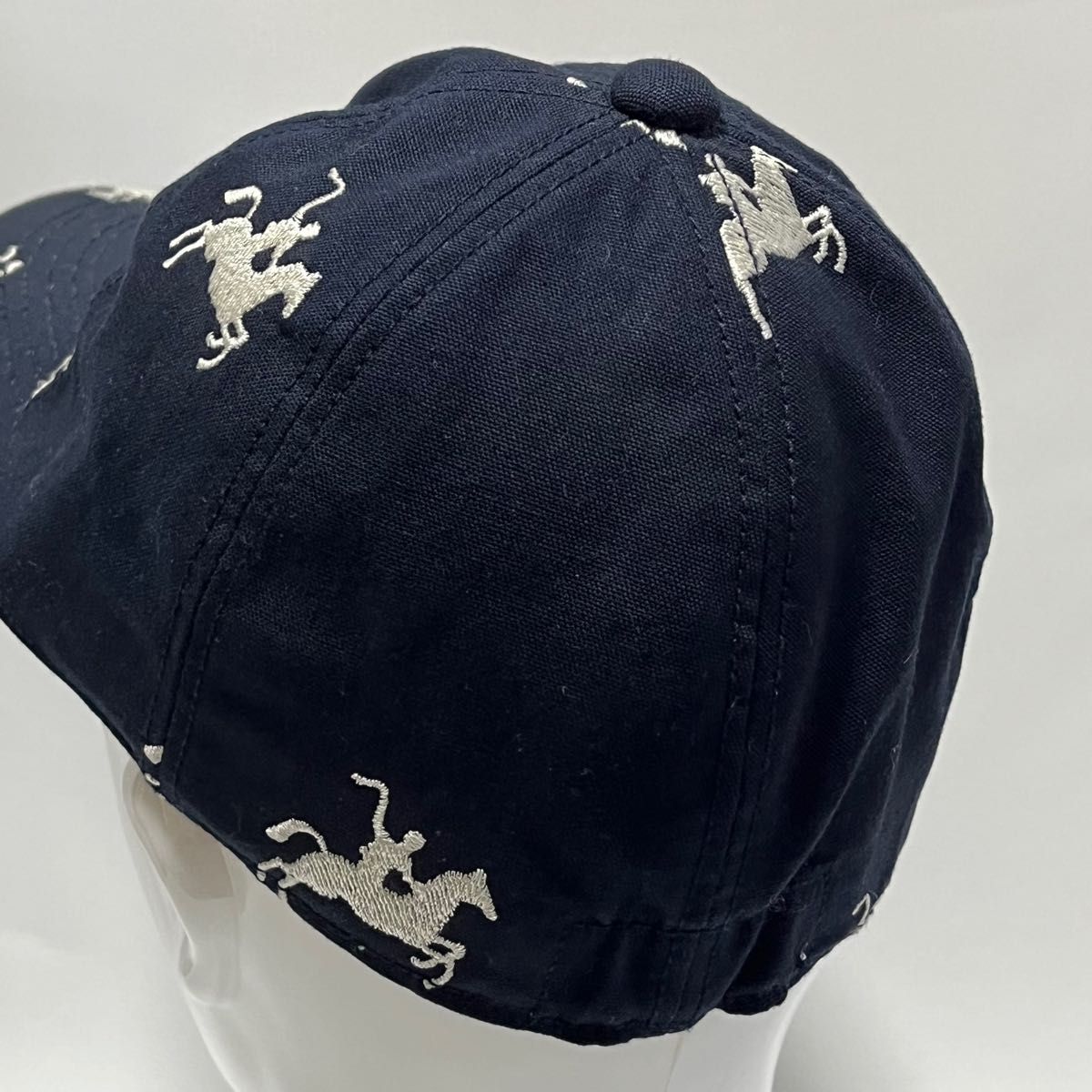 【新品】希少Bernhard Willhelm ベルンハルト ウィルヘルム(VIA BUS STOP製)総刺繍ロングブリムキャップ