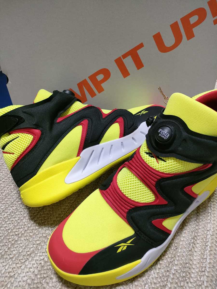 グランドセール 新品 定価15400 未使用 イエロー レッド ZONE PUMPFURY