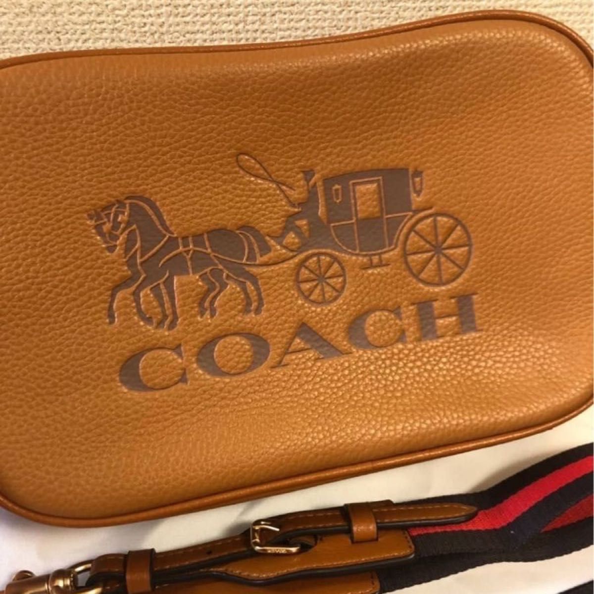 COACH コーチ　ジェス クロスボディ 馬車ロゴ ブラウン　未使用品