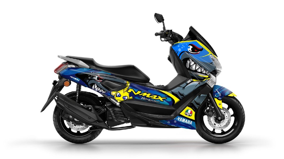 カスタム グラフィック デカール ステッカー 車体用 / YAMAHA ヤマハ NMAX 125 155 125cc-155cc (2014-2020) / 01418_画像1