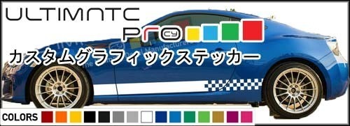 グラフィック デカール ステッカー 車体用 / フォード マスタング 2015- / リア サイド アメリカン USA フラッグ_画像6