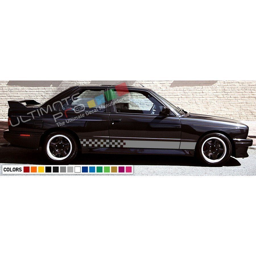 グラフィック デカール ステッカー 車体用 / BMW M3 E30 1987 1988 1989 1991 / サイド ストライプ キット1_画像2