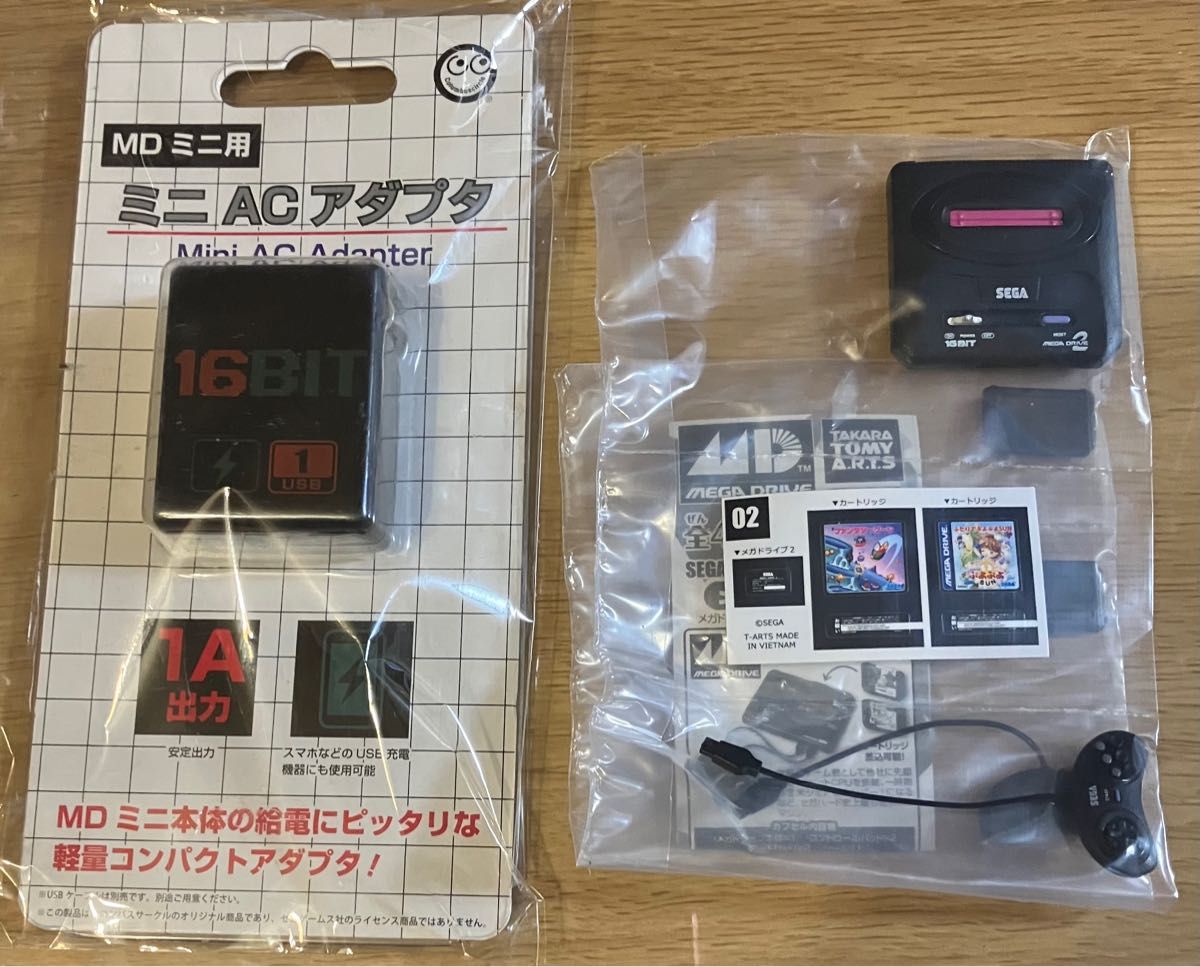 メガドライブミニ+MDミニ用ACアダプタ+SEGAヒストリーコレクション
