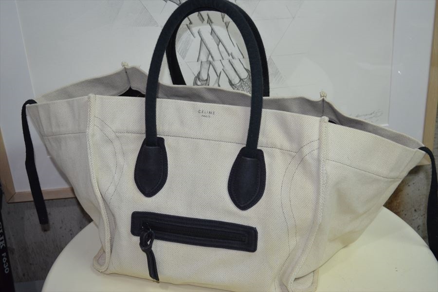 セリーヌ　CELINE　フィービーデザイン　キャンバス　ラゲージ　バッグ　鞄 D3199