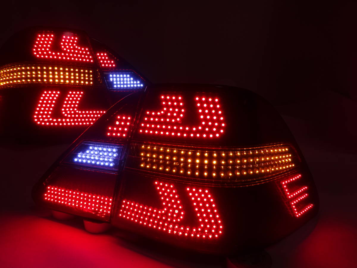 希少 セルシオ 30 後期 純正加工 レクサスライン フルLEDテールレンズ テールランプ LEDテール フルLEDテール シーケンシャル対応 左右 ③