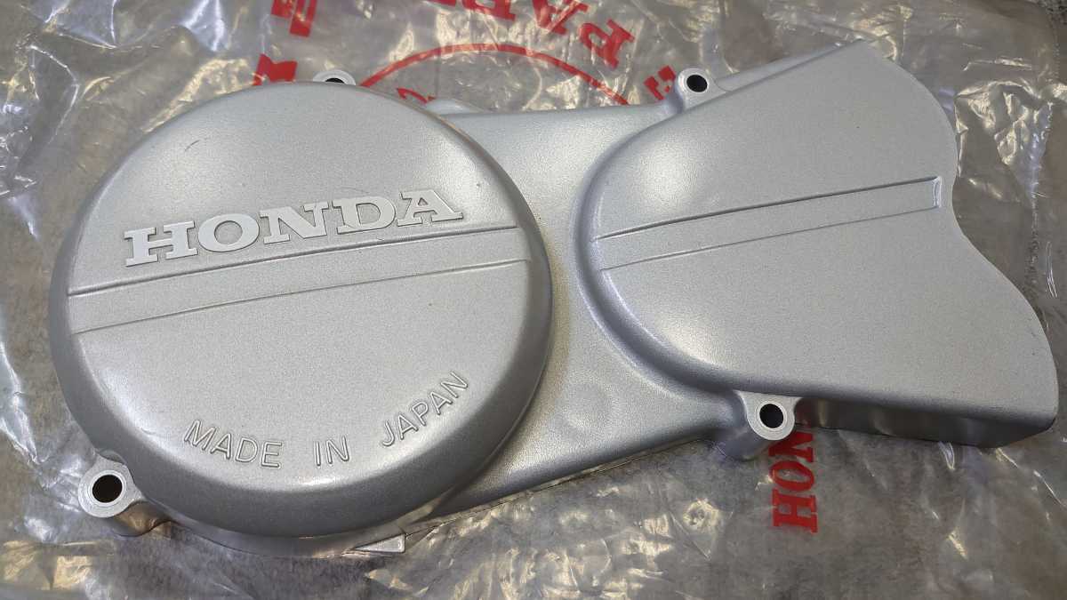 HONDA純正部品 ジェネレーターカバー スプロケカバー エンジンカバー ポイントカバー 未使用 長期保管 当時物 デッドストック 車種不明 _画像3