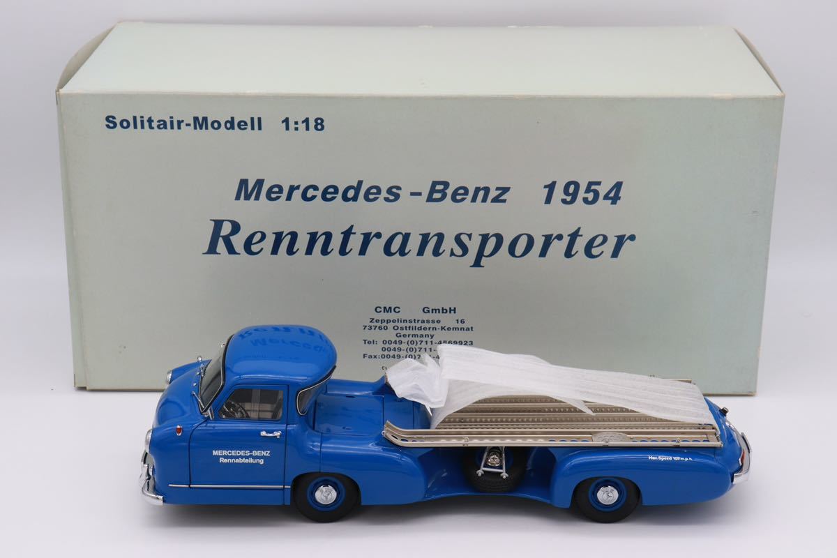 CMC 1/18 Mercedes Benz Renntransporter メルセデス・ベンツ 1954 トランスポーター item Nr.M-036 未展示品 美品