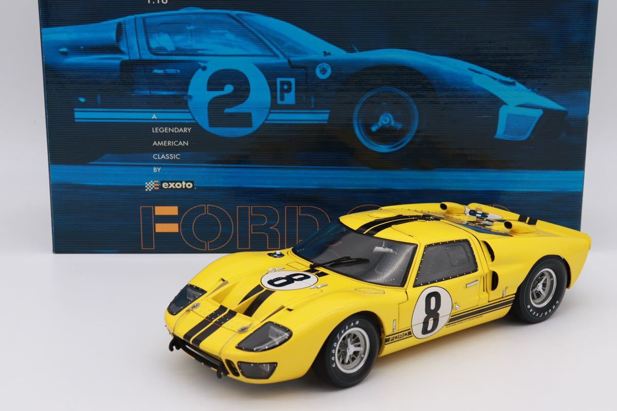 います ヤフオク! - 激レア絶版 EXOTO 1/18 Ford GT40 MKII #3 Shel どうぞ