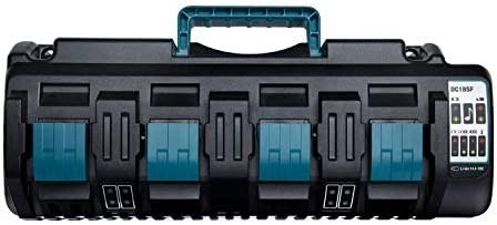 【新品送料無料】WaxPar DC18SF 4口充電器 マキタ 互換充電器 14.4V-18V リチウムイオンバッテリ用 マキタ バッテリー