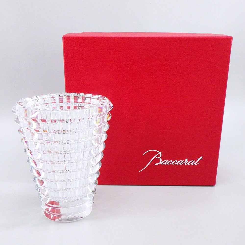 予約販売 バカラ Sサイズ 15cm アイ 花瓶 Baccarat ベース 花瓶