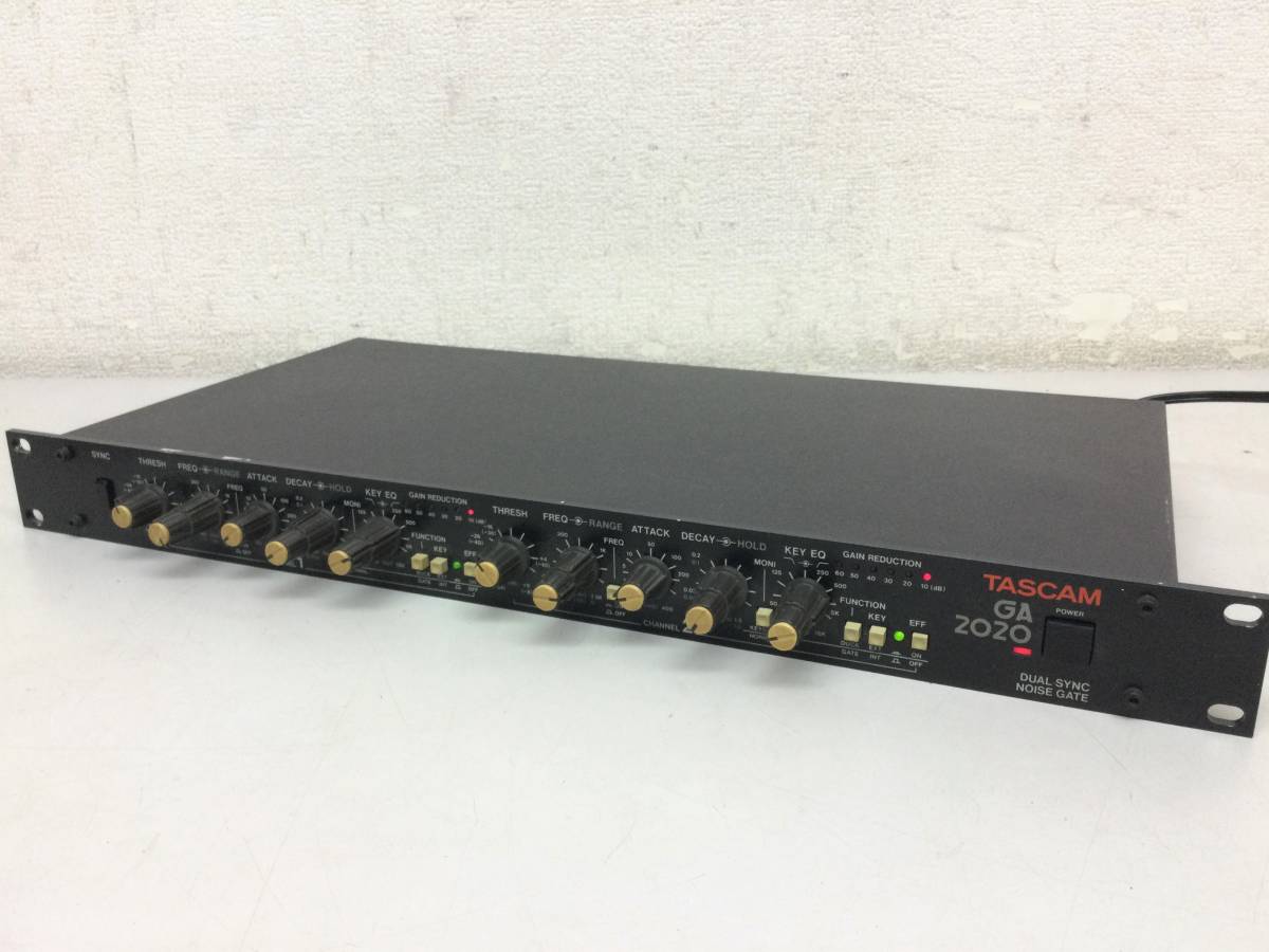 TASCAM GA-2020 DUAL SYNC NOISE GATE пороговый шумоподавитель 