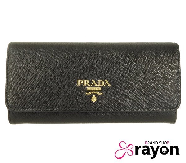 新品同様‼️ プラダ PRADA 財布 長財布 パスケース付き レディース