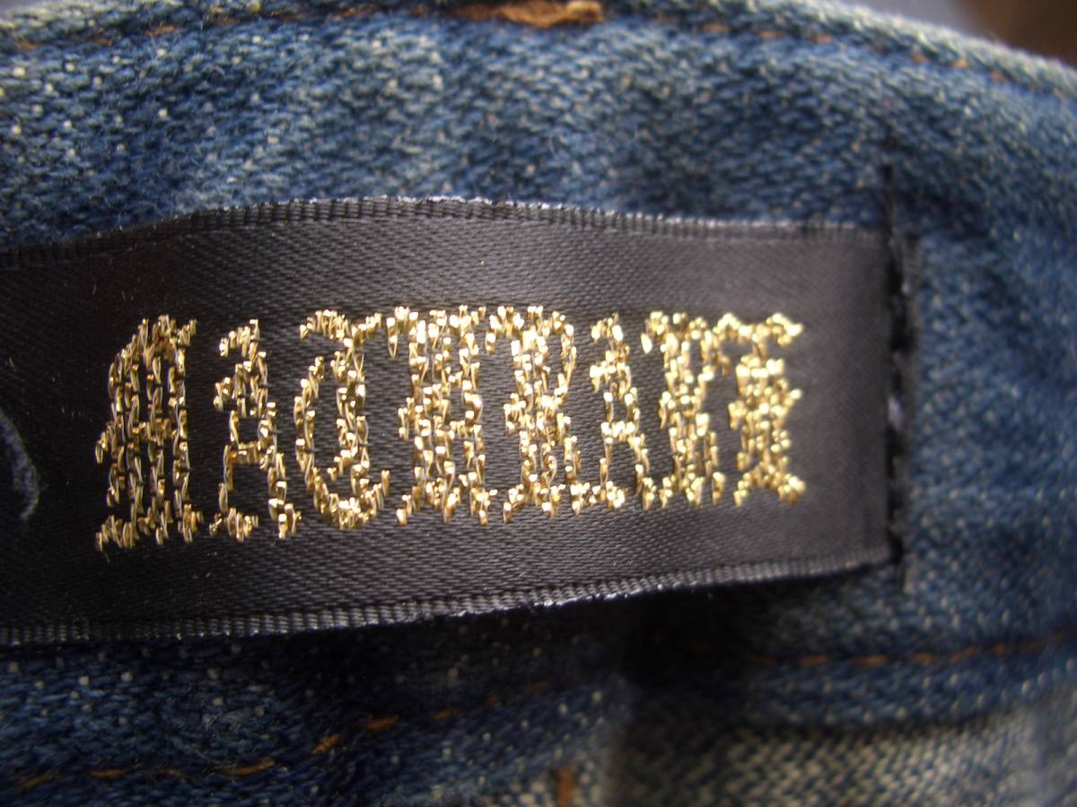 ダメージ加工デニム★ブーツカット&スキニージーンズ2本Mサイズ★中古kb412_画像7