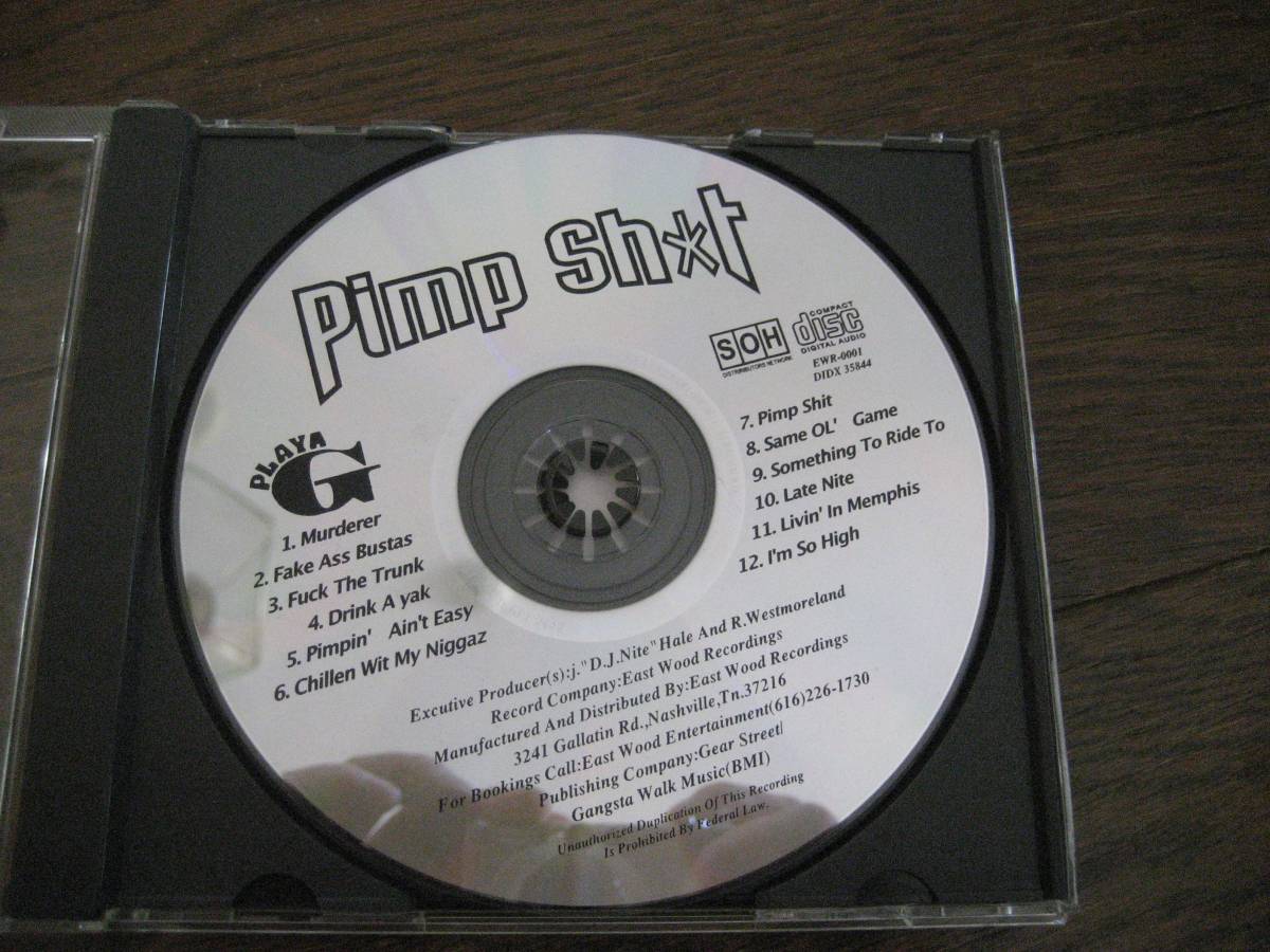 ヒップホップ+ラップ Playa G / Pimp Shit Amazon.co.jp: CD Playa G/Pimp Shit GANGSTA G-RAP G-FUNK G