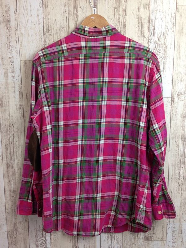 良品・ラルフローレン 両胸ポケットチェックシャツ LLサイズ_画像2