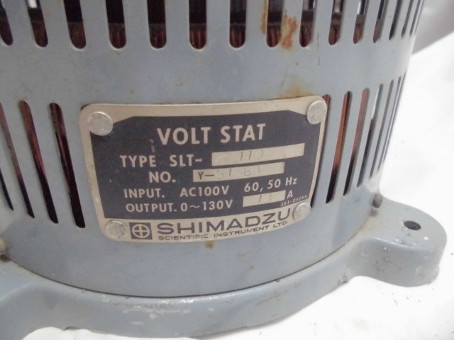 SHIMADZU VOLT STAT 調整器 変圧器 NO2 SHIMADZU VOLT STAT 調整器 変圧器 NO2