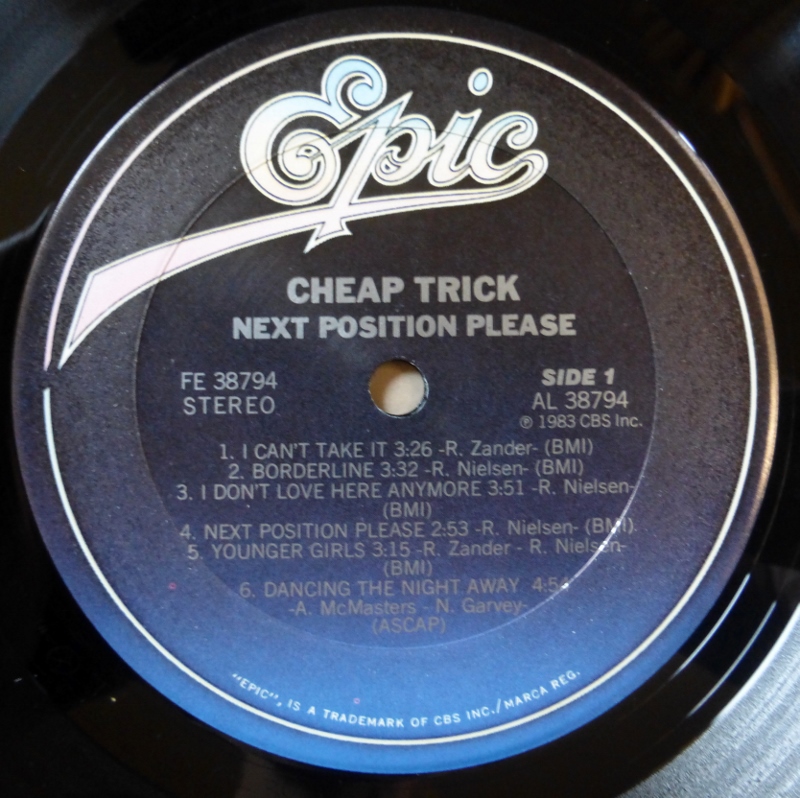 CHEAP TRICK[NEXT POSITION PLEASE] рис ORIG[ первый раз FE стандарт EPIC] стикер иметь shrink прекрасный товар 