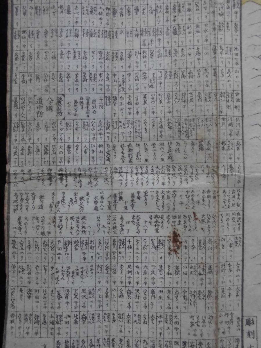 驚きの激安価格 古地図☆大日本早引細見絵図 文久三亥年正月改(1863年) 古地図