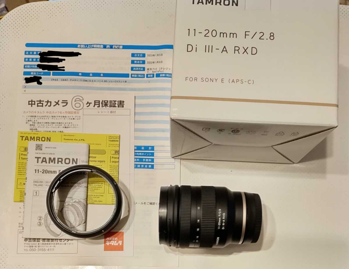レンズⒽ TAMRON - TAMRON カメラレンズ 20mm F/2.8 Di IIIの通販 by
