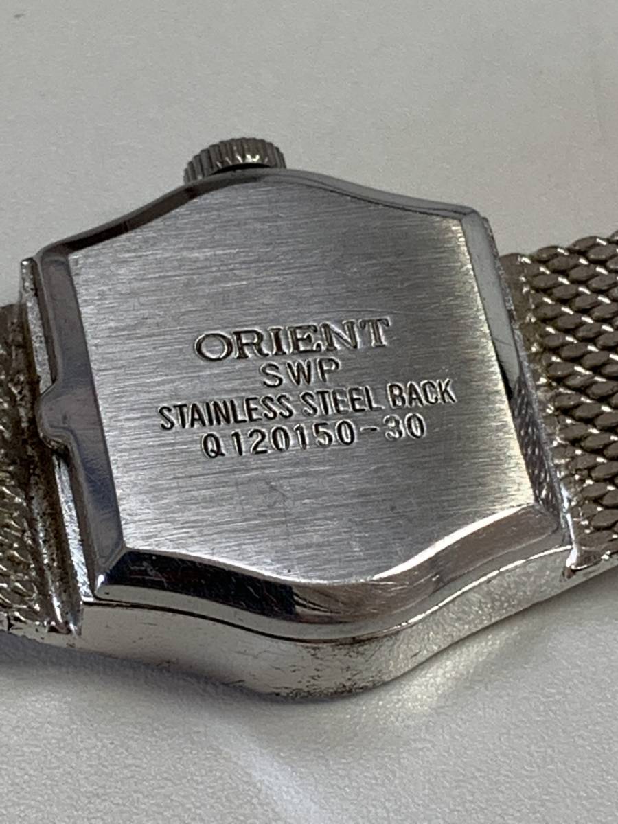 A545 レディース腕時計　ORIENT/オリエント　SWP Q120150-30 手巻き　アンティーク　楕円形　アナログ_画像4