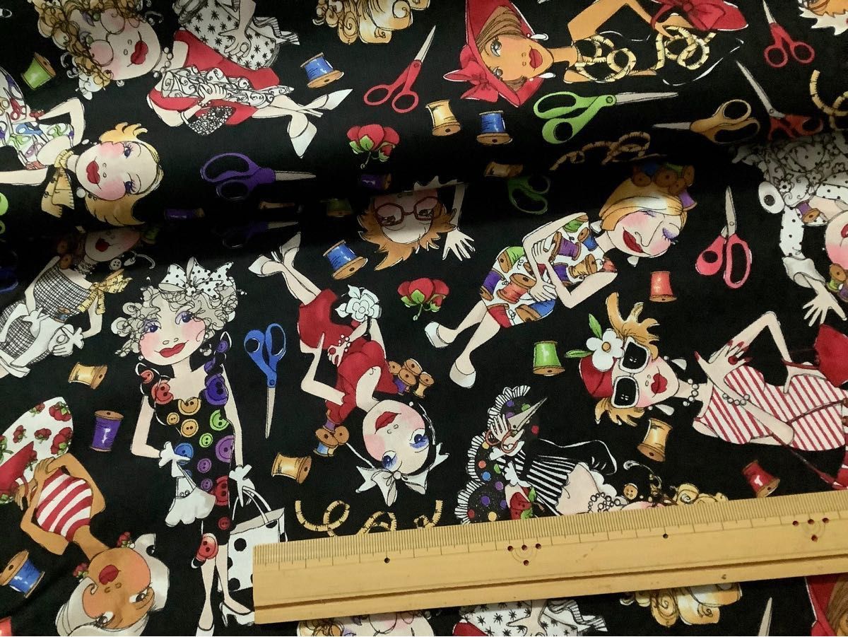 90 USAコットン ロラライハリス Sew Toss ソーイングレディー 90 USAコットン ロラライハリス Sew Toss ソーイングレディー