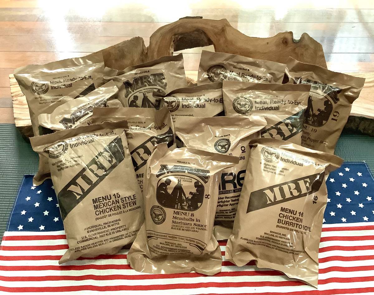 12個 米軍レーション MREレーション 戦闘糧食 米軍ミリタリー飯 非常食 ...