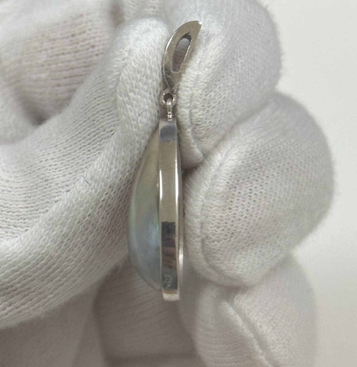 海水マベパール ペンダントトップ シルバー925 アクセサリー