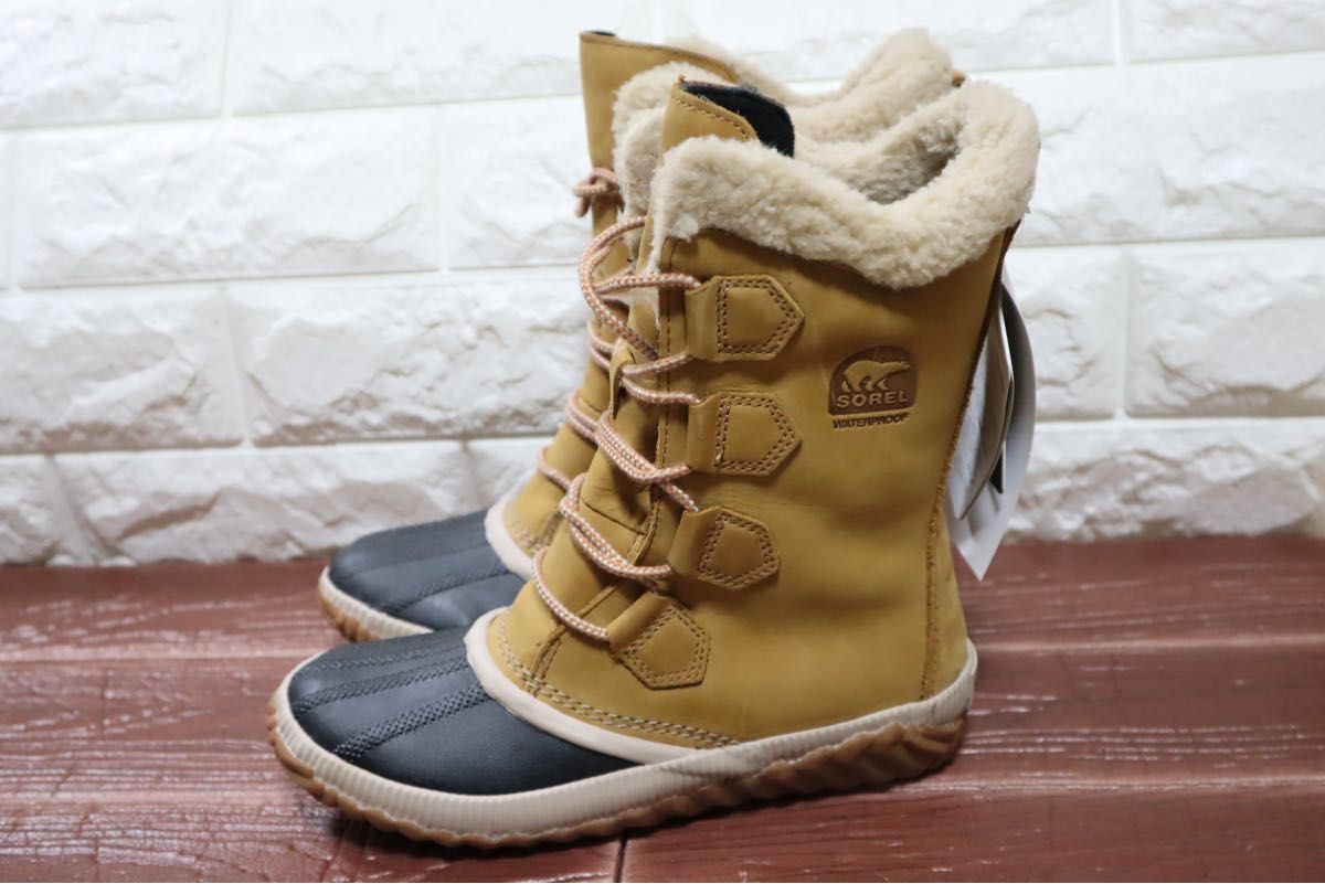 新品 定価19800円 23㎝(US6) ソレル　SOREL アウトアンドアバウトプラス トール レディース スノーブーツ 防寒