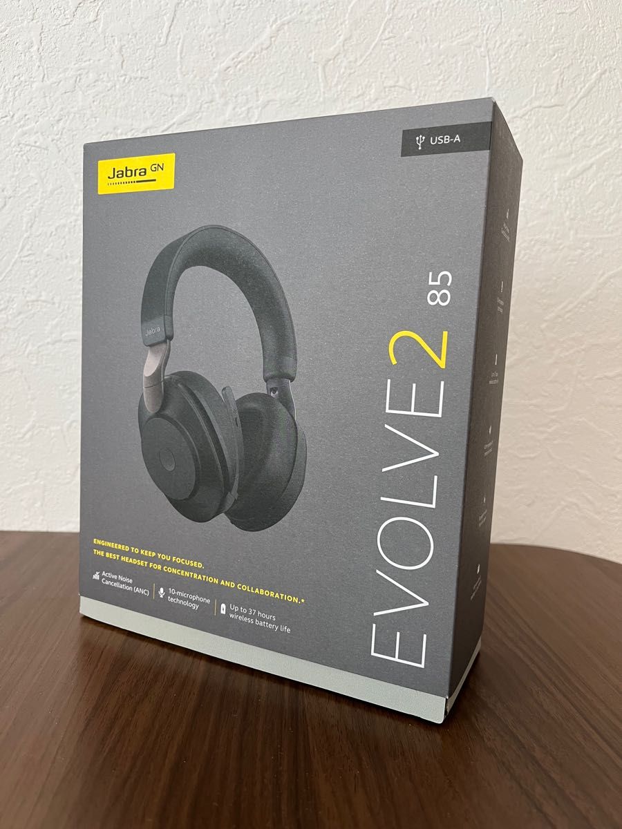 【新品・未使用品】Jabra Evolve2 85 ジャブラ  ヘッドフォン Bluetooth ワイヤレスヘッドホン 箱付き