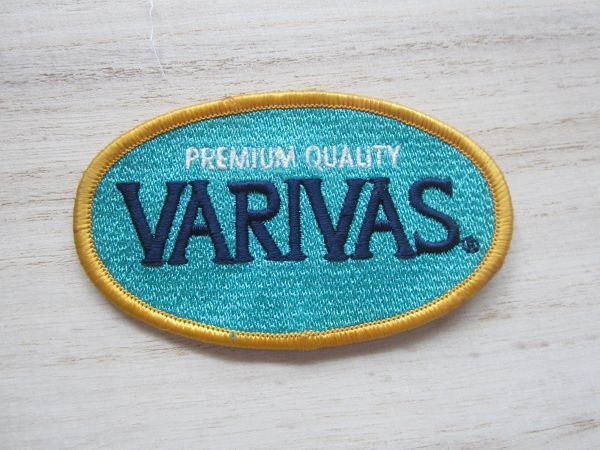 [ used ]VARIVAS Varivas Varivas ellipse oval badge / fishing bus fishing sea fishing the best cap bag custom 44