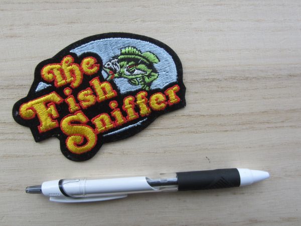 ビンテージ The Fish Sniffer ワッペン/バス釣り 釣り ライフジャケット キャップ バッグ 48_画像7