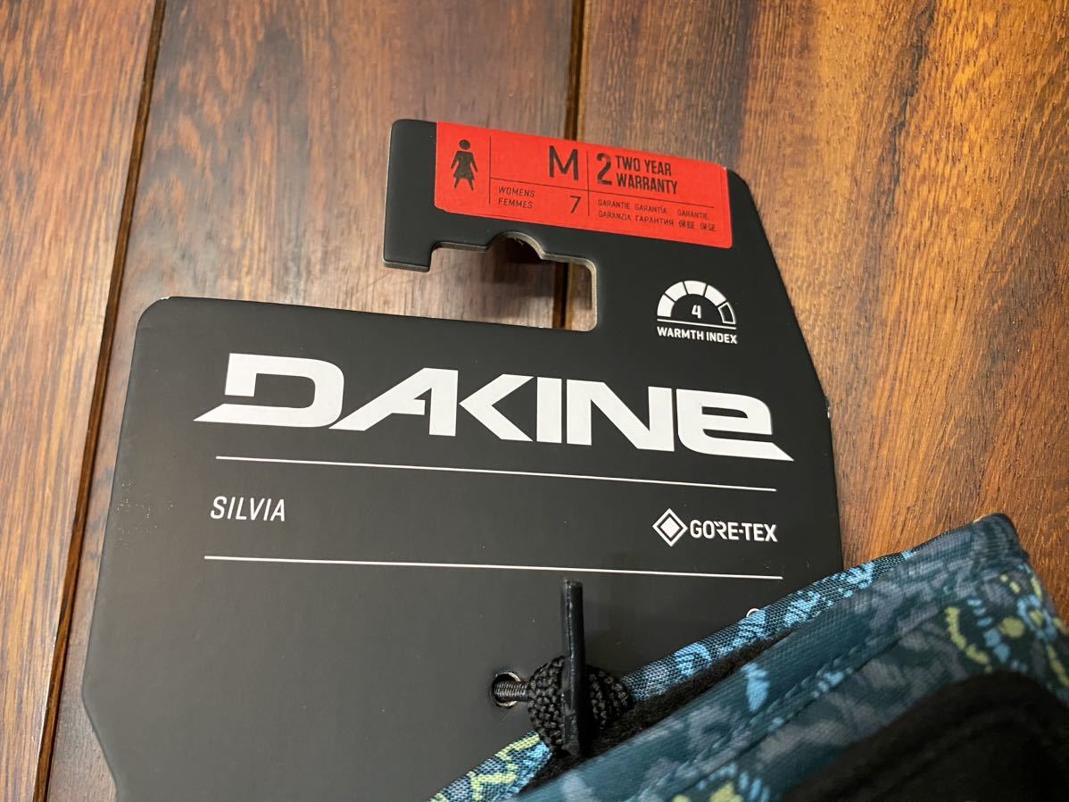 ★ DAKINE ダカイン ミトン スノーグローブ 手袋 GORE-TEX ゴアテックス 新品未使用タグ付 sizeM レディース SILVIA MITT ボタニカル_画像4