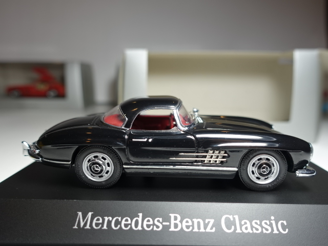 Mercedes Benz 300SL Hardtop Classic Collection BLACK 1/43 Schuco made Schuco Benz Classic collection 