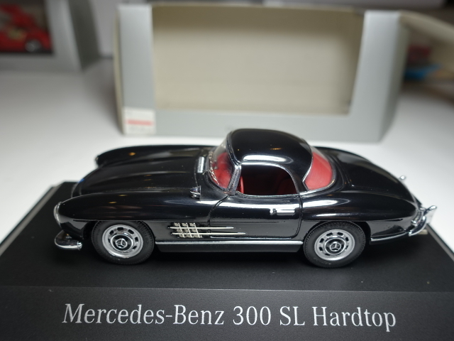 Mercedes Benz 300SL Hardtop Classic Collection BLACK 1/43 Schuco made Schuco Benz Classic collection 