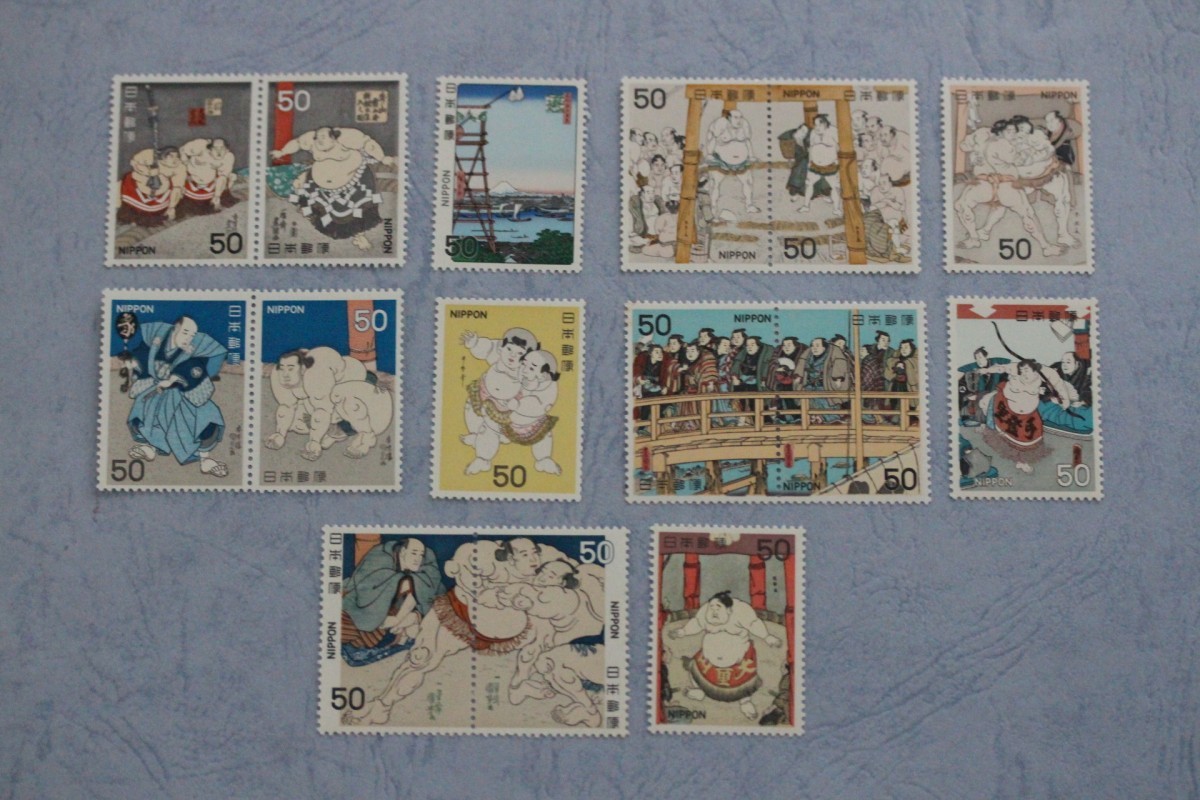 相撲絵シリーズ 第１集～第５集 １５種  NH の画像1