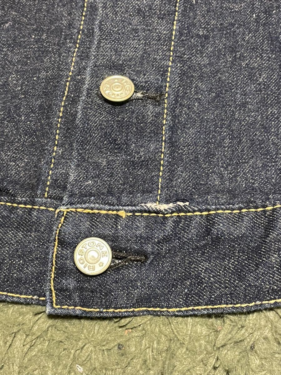 60s 70s ビンテージ ビックストーン コーンミルズ Gジャン デニムジャケット 3rd 557 levi's bobson big stone  bigstone アメリカ製