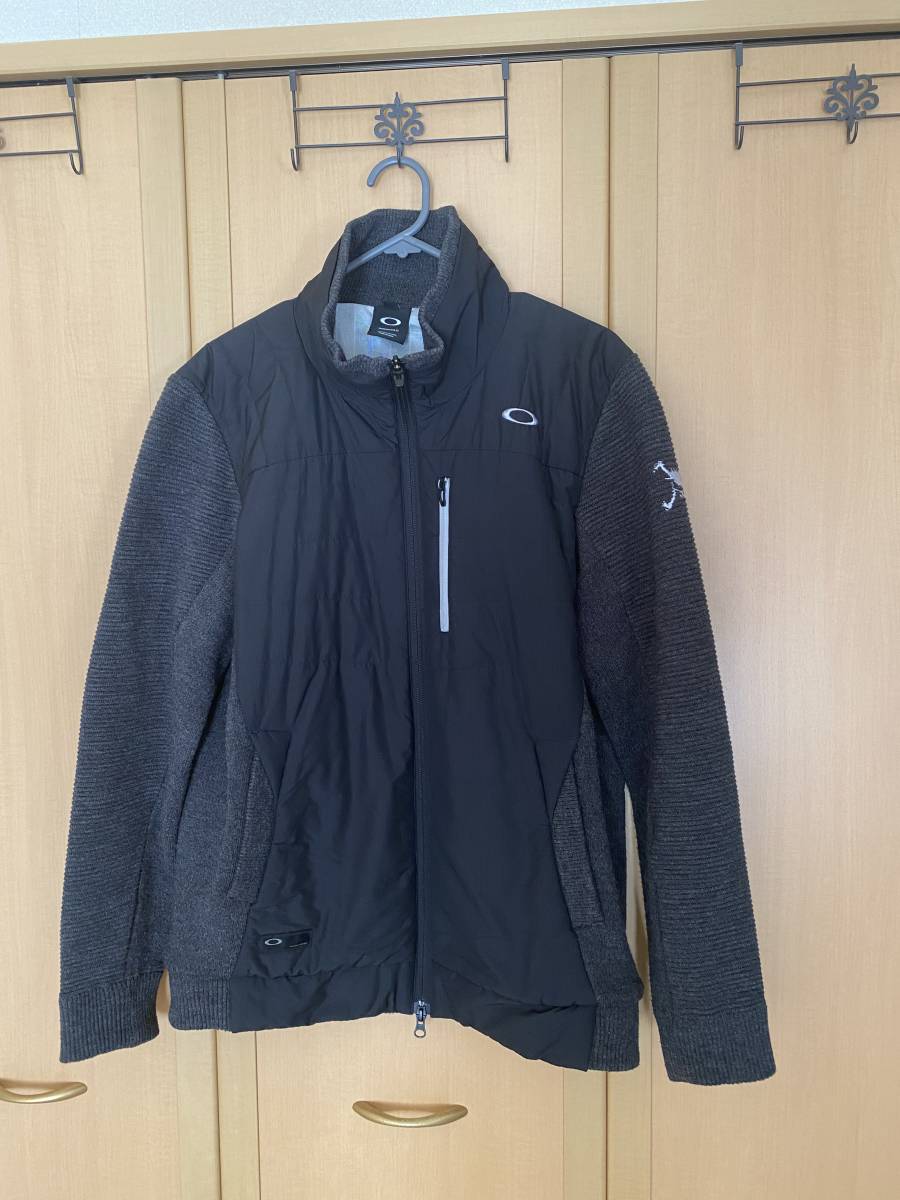 高評価! 美品 OAKLEY オークリー ジャケット 黒×グレー サイズL