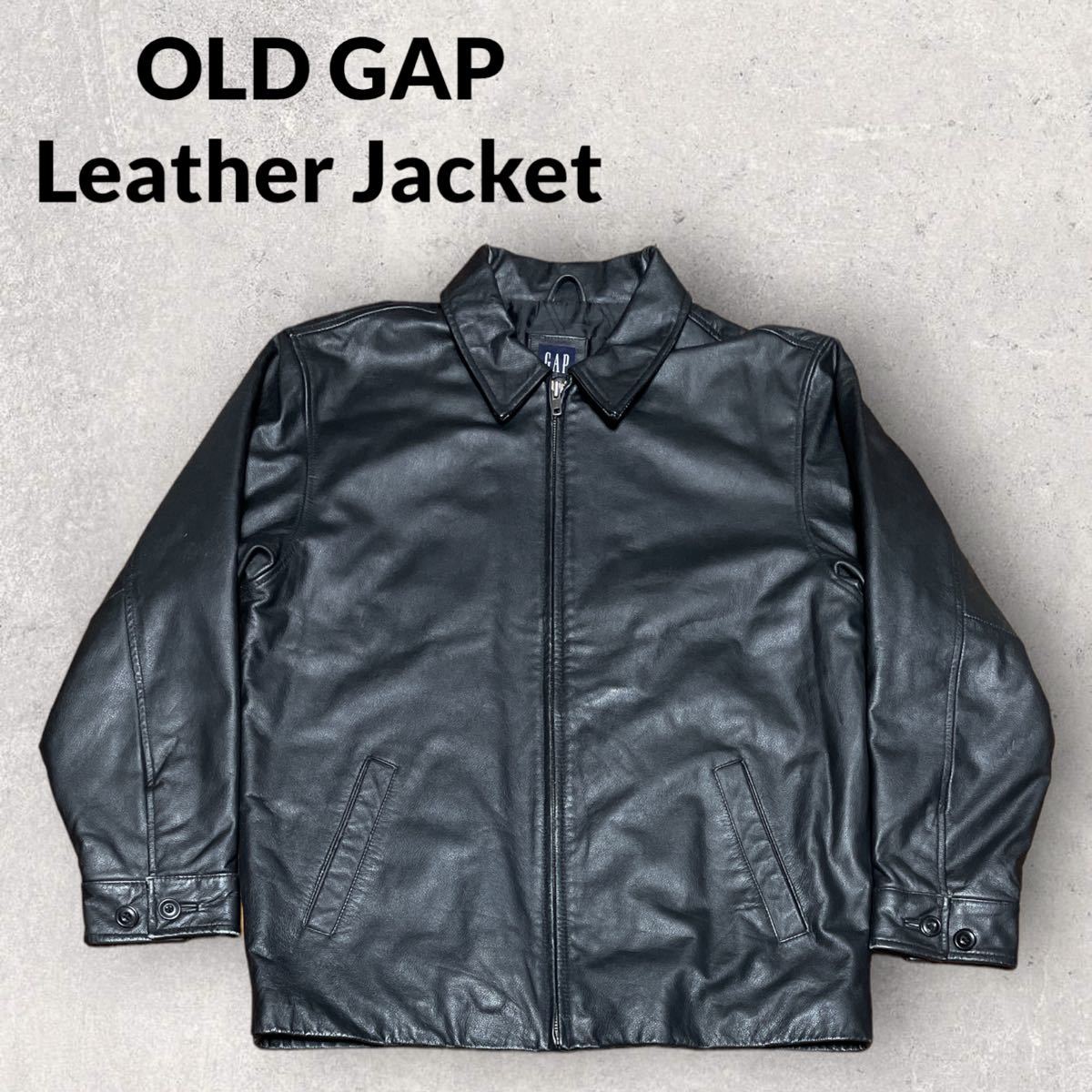 ブラウン×ピンク OLD GAP 90s オーバーサイズ 本革 レザージャケット