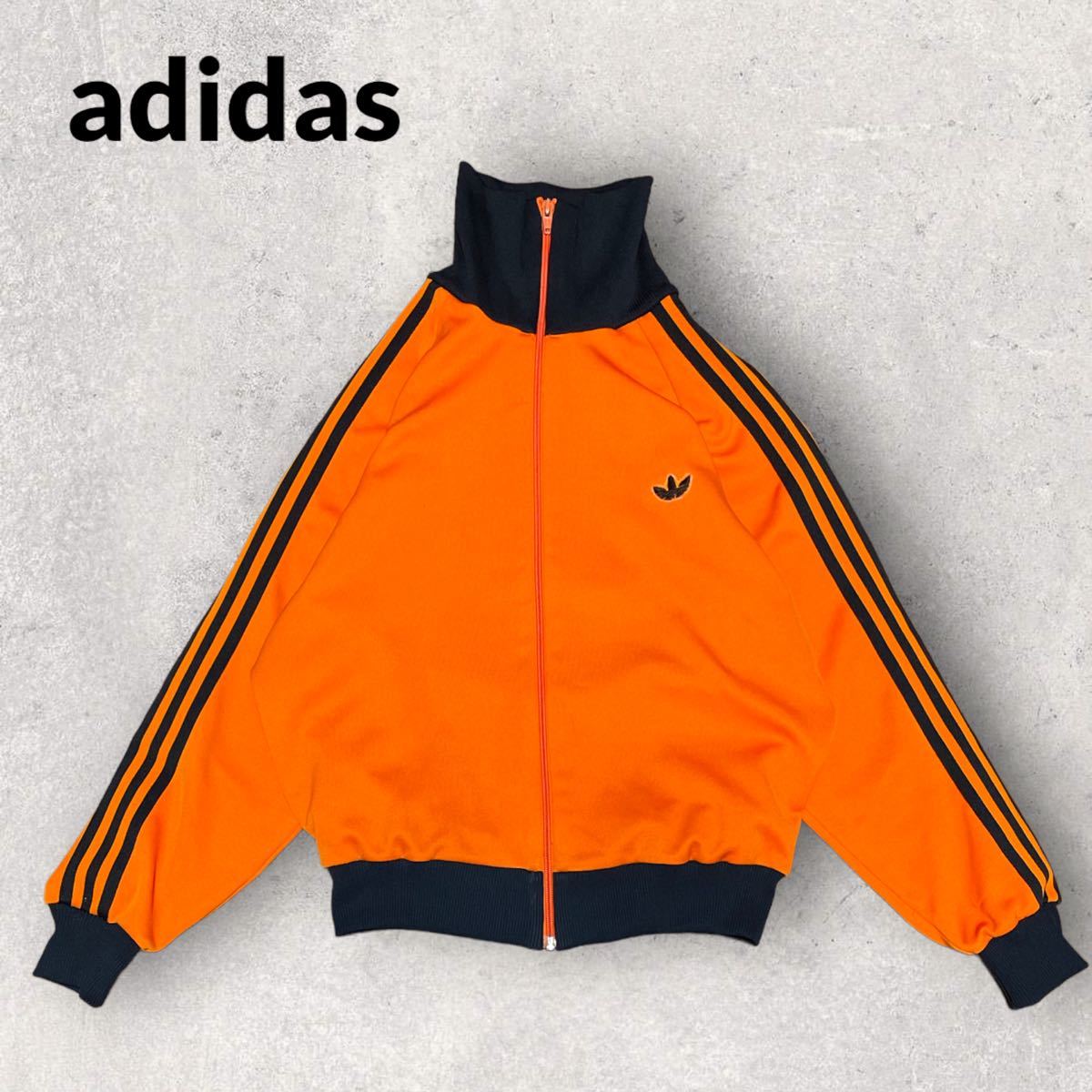adidas descente 80s track jacket orange | labiela.com