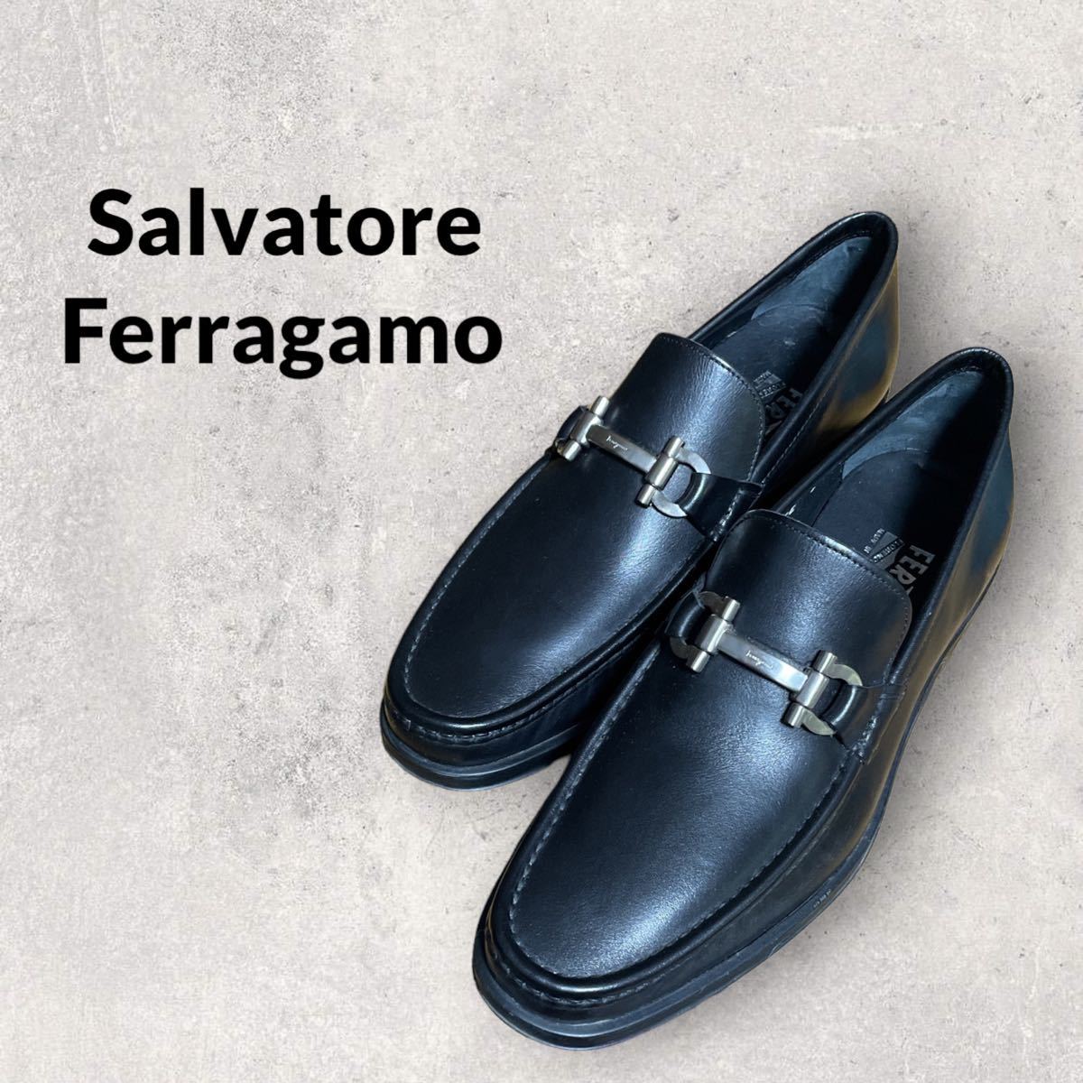ホワイトブラウン 新品未使用 Salvatore Ferragamo 革靴 25.5 - 通販