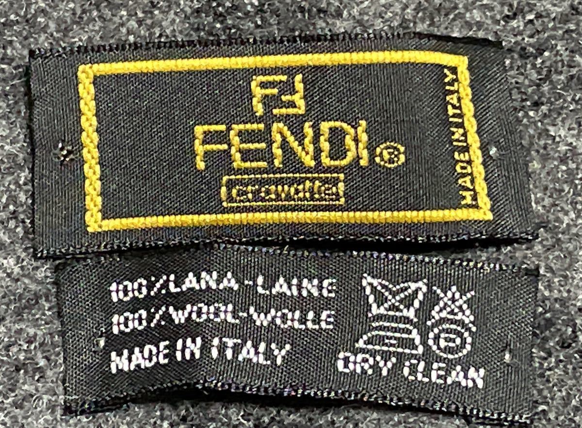 ヤフオク! - FENDI イタリア製 ウール100% マフラー ズッカ