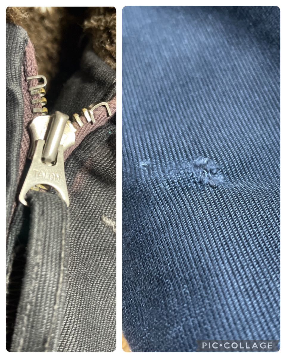 リアルマッコイズ US.NAVY 40s復刻 バック刺繍 N-1デッキジャケット チェーンステッチ USN ステンシル